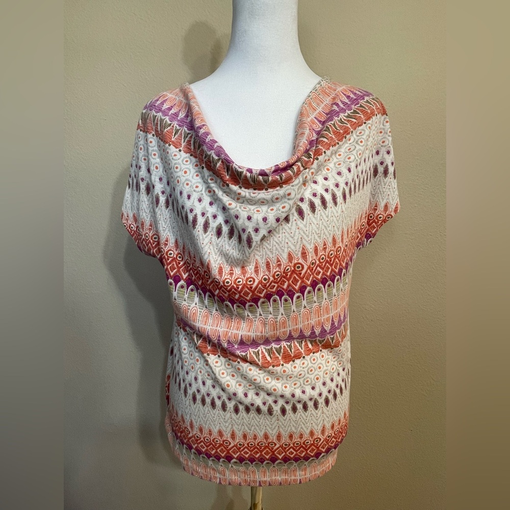 Sonoma Boho Multicolor Patterned Top Women’s medium